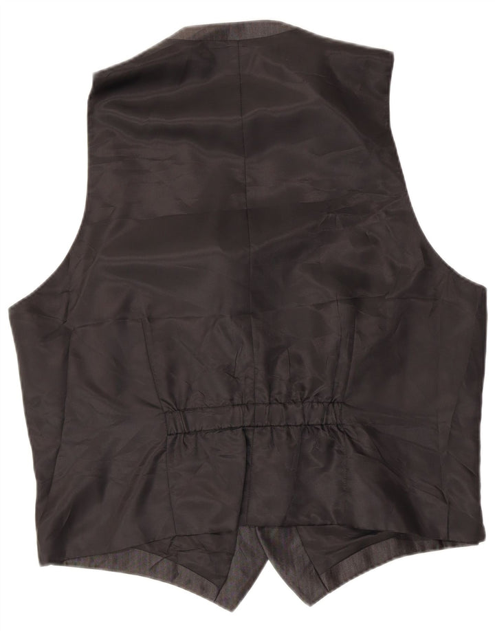 Angelo Litrico Mens 3 Piece Suit EU 54 2XL W38 L30 Grey Pinstripe Classic