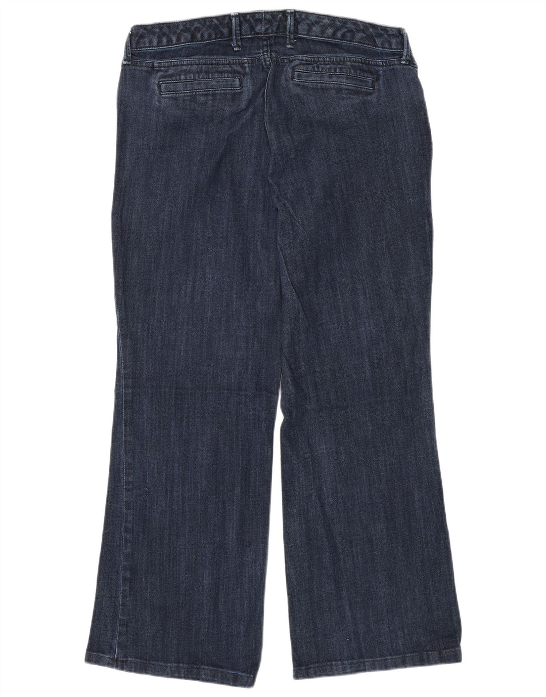 EDDIE BAUER Womens Curvy Straight Jeans US 14 XL W36 L28 Navy Blue Cotton