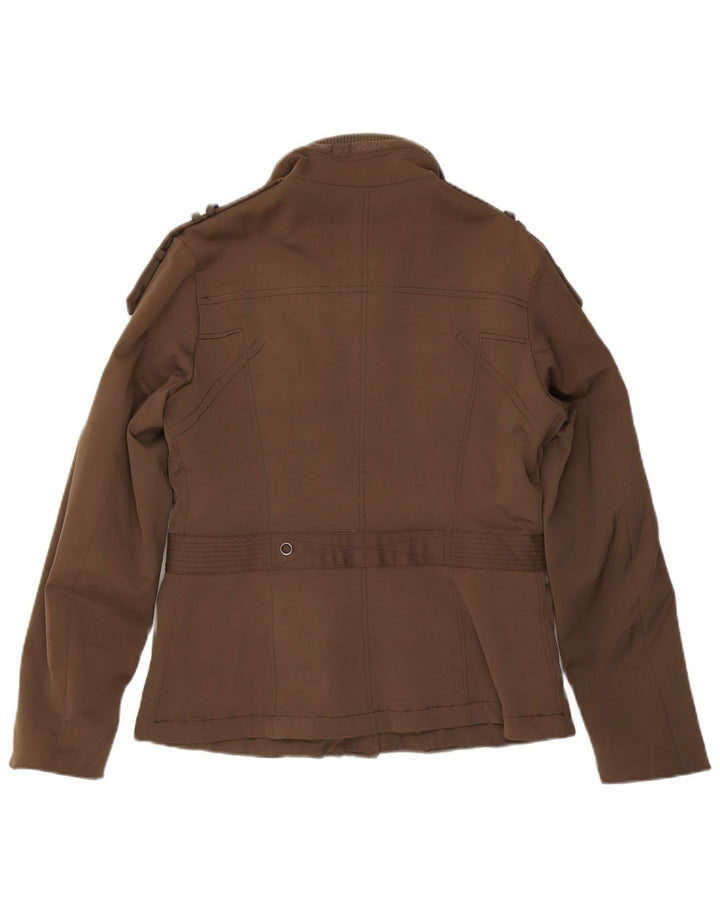 Marina Militare Womens Military Jacket UK 18 XL Brown Polyester