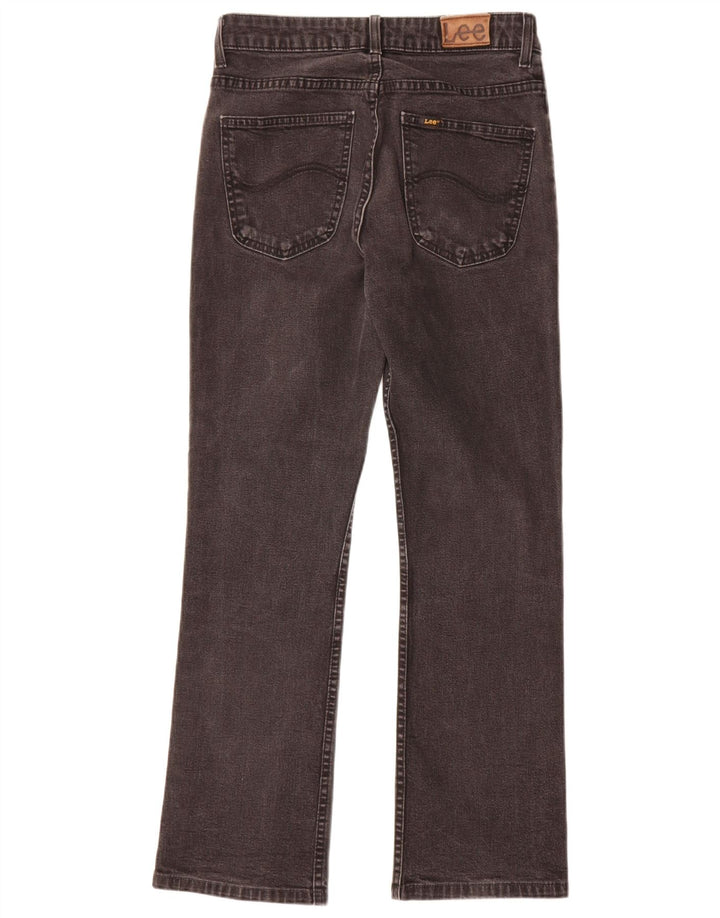 Lee Womens Cameron Straight Jeans W30 L28 Black Cotton