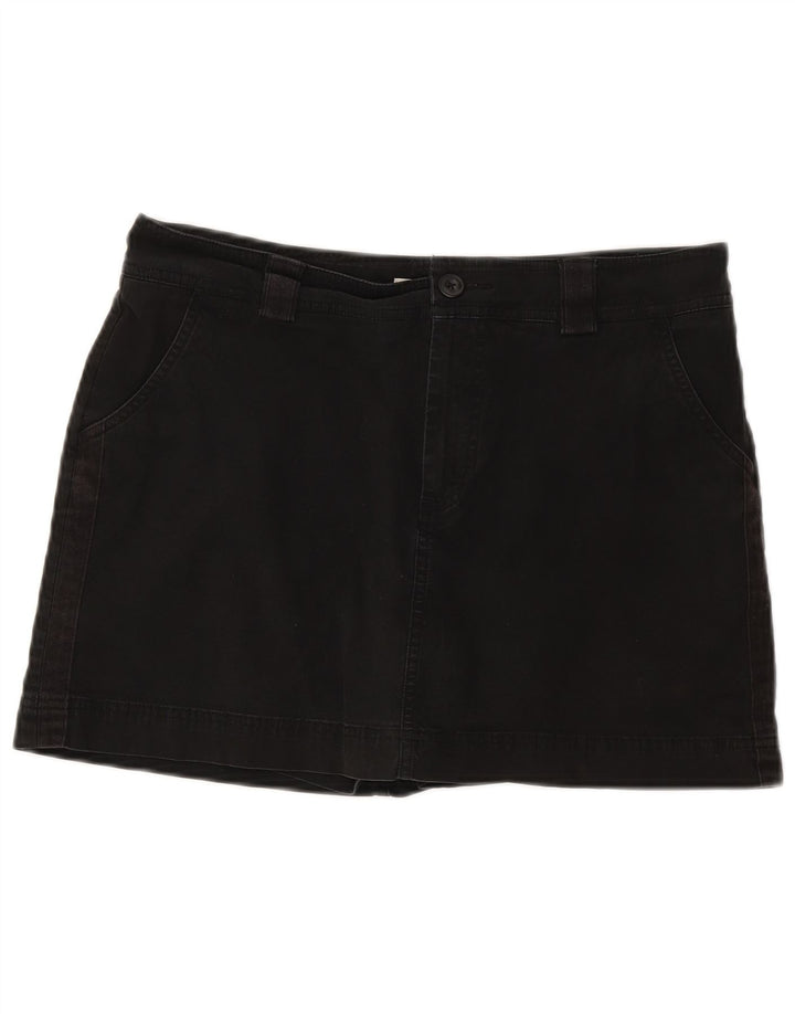DOCKERS Womens Chino Shorts US 8 Medium W34 Black Cotton