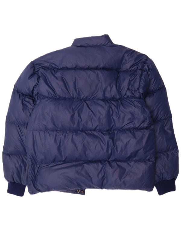 Ball On Mens Padded Jacket UK 40 Large Navy Blue Polyamide