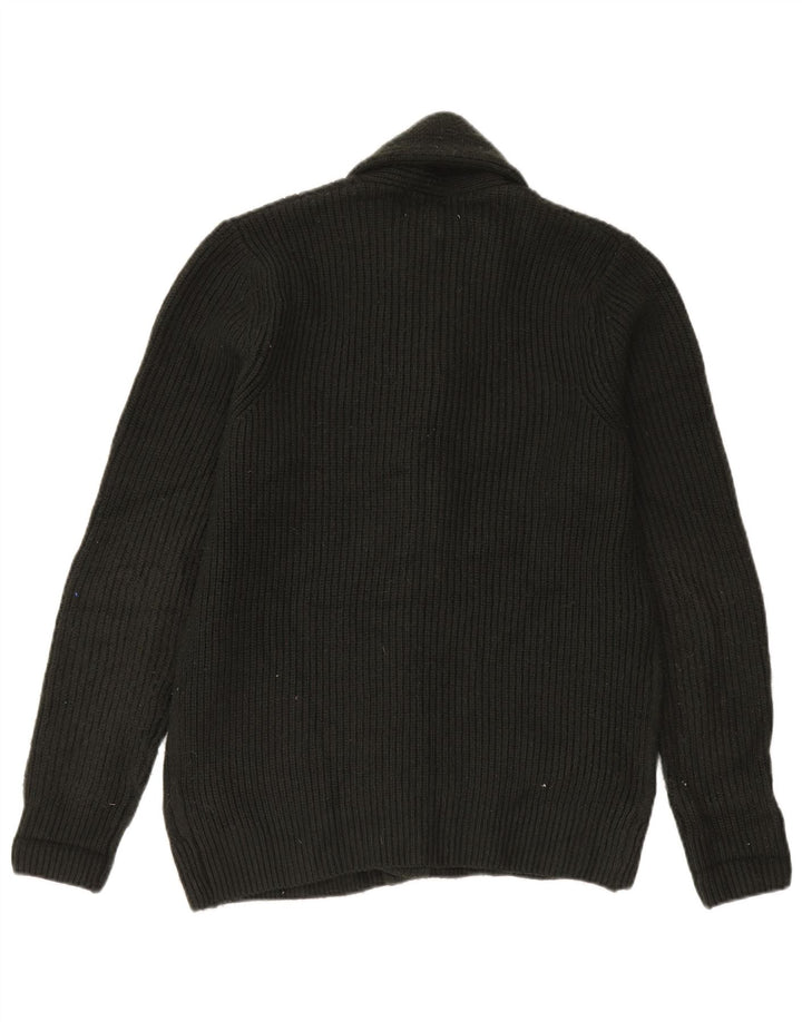 Marks & Spencer Mens Cardigan Sweater Medium Khaki Polyester
