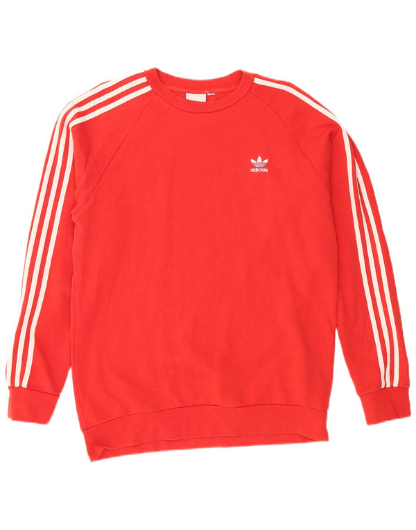 ADIDAS Mens Sweatshirt Jumper Medium Red