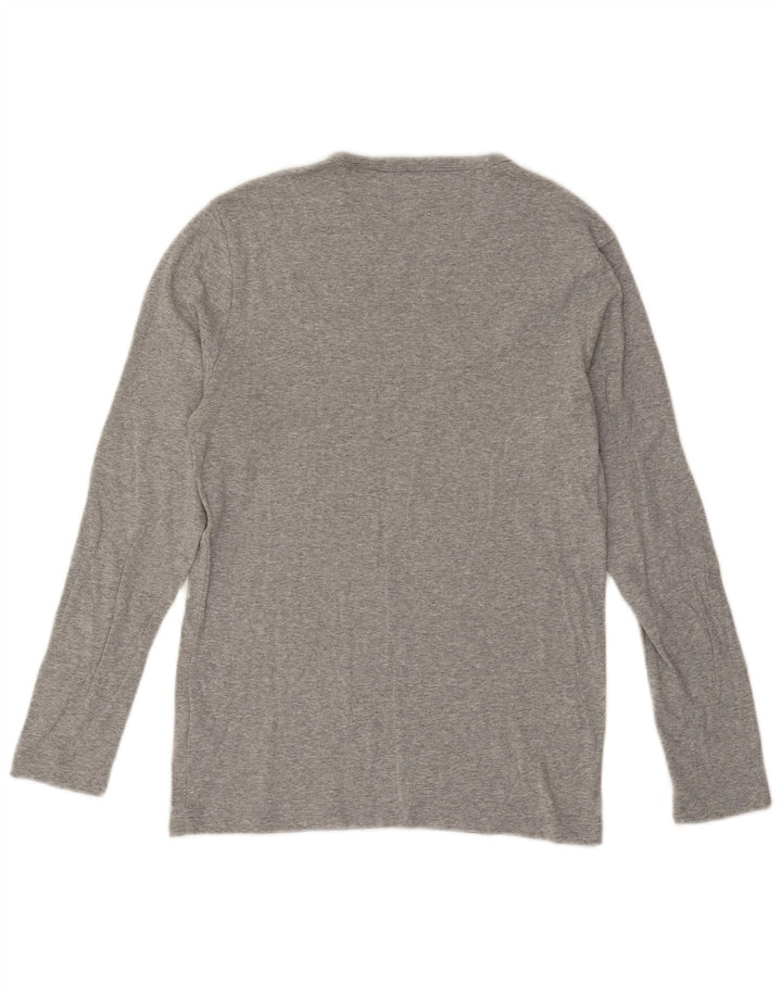 G-Star Mens Top Long Sleeve Large Grey Flecked Cotton