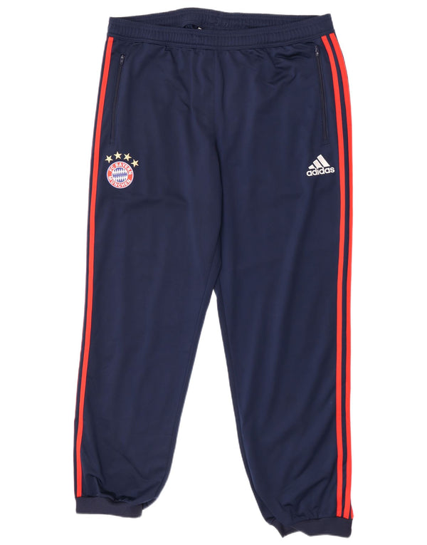 Adidas Mens FC Bayern Munchen Tracksuit Trousers Joggers XL Navy Blue
