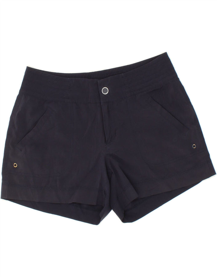 ATHLETA Womens Chino Shorts US 0 XS W28  Navy Blue Polyester Vintage Athleta and Second-Hand Athleta from Messina Hembry 