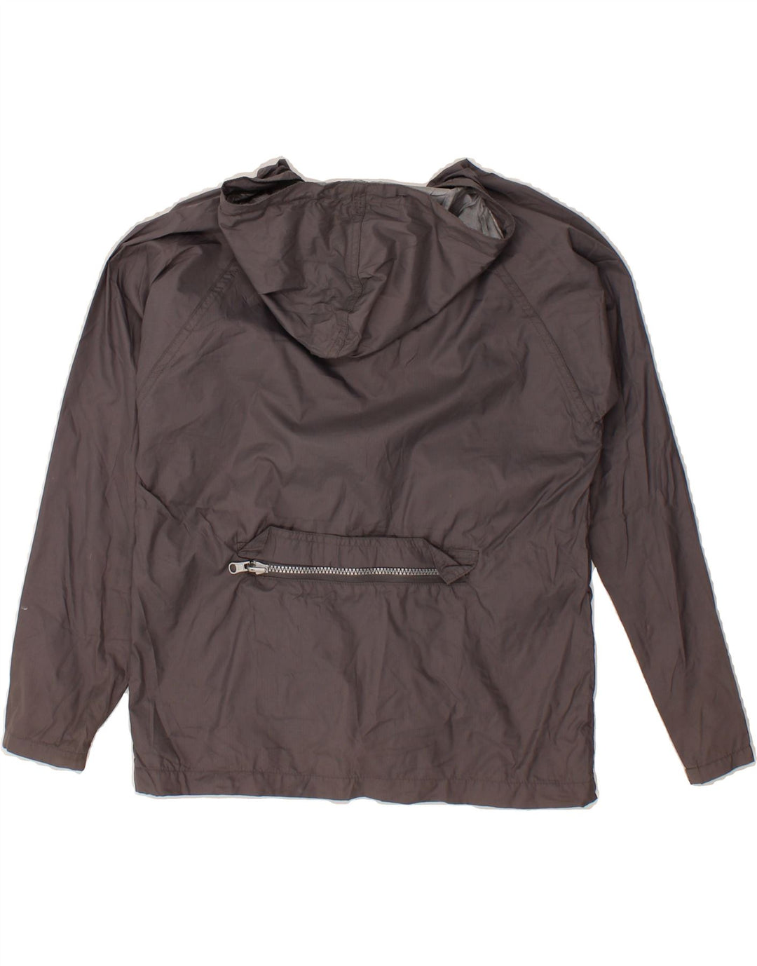 FAT FACE Boys Hooded Rain Jacket 10-11 Years Grey Nylon Vintage Fat Face and Second-Hand Fat Face from Messina Hembry 