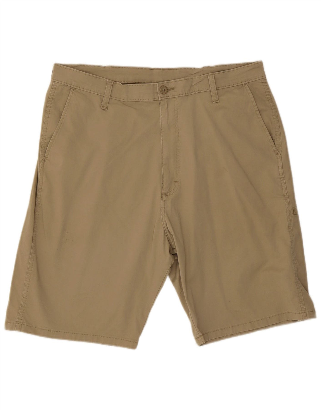 Wrangler Mens Cargo Shorts W36 Large Beige Cotton
