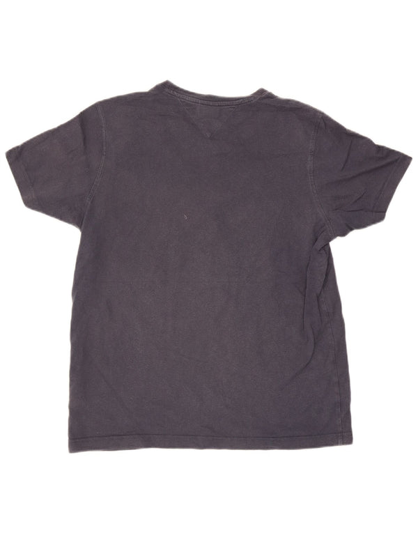 Tommy Hilfiger Mens Graphic T-Shirt Top Large Navy Blue Cotton