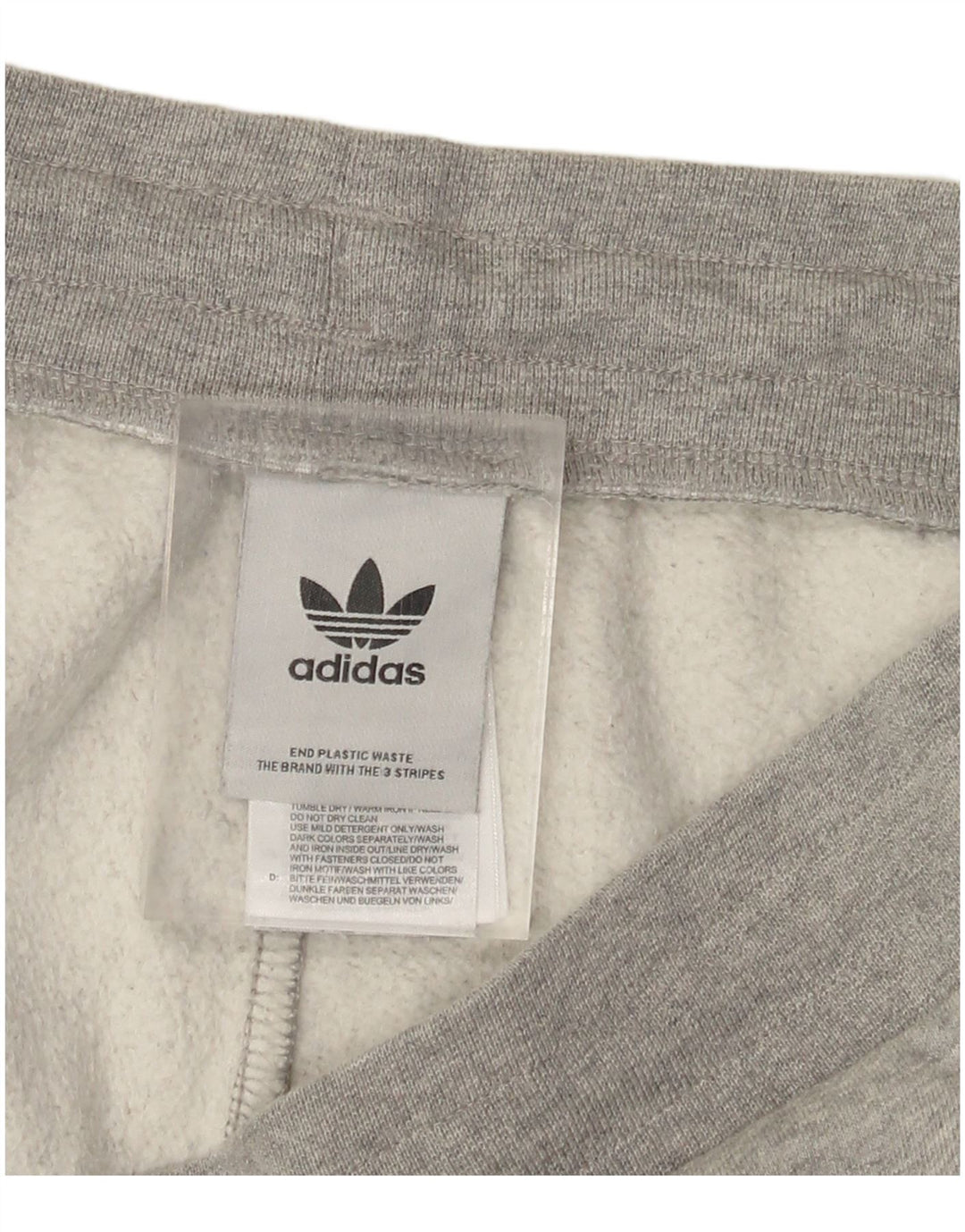 Adidas Mens Tracksuit Trousers Joggers Medium Grey Cotton