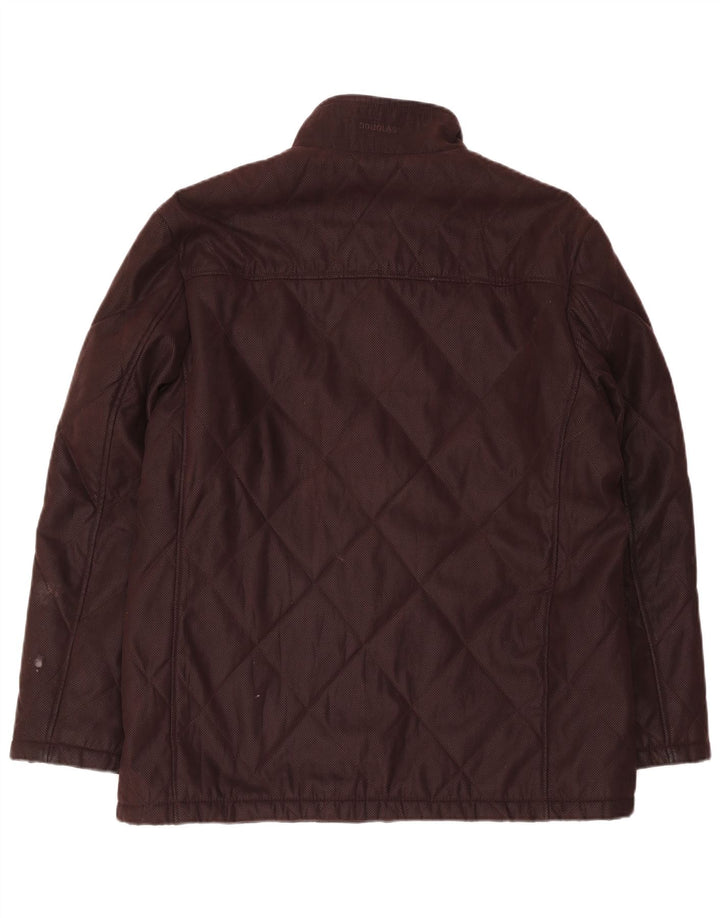 Douglas Mens Windbreaker Jacket UK 44 2XL Burgundy