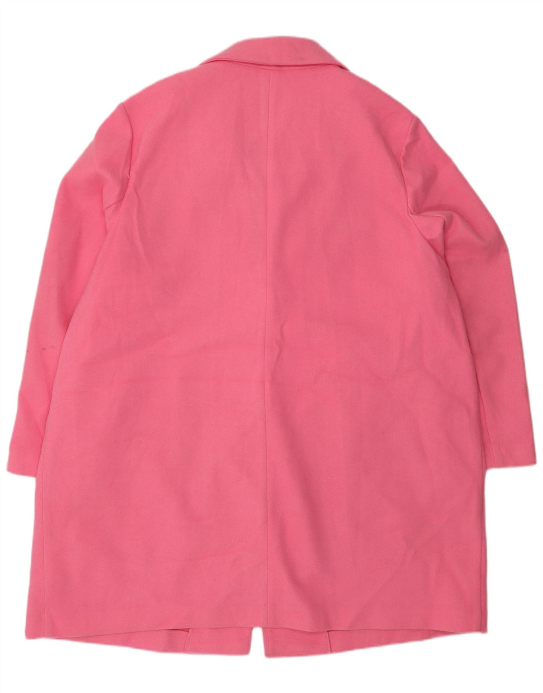MARKS & SPENCER Womens Overcoat UK 22 3XL  Pink Polyester