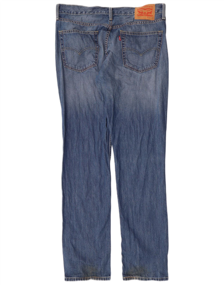 Levi's Mens 511 Slim Jeans W36 L34 Blue Cotton