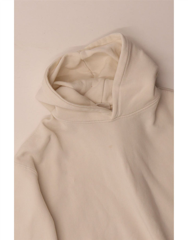 ZARA Girls Hoodie Jumper 13-14 Years Off White Cotton
