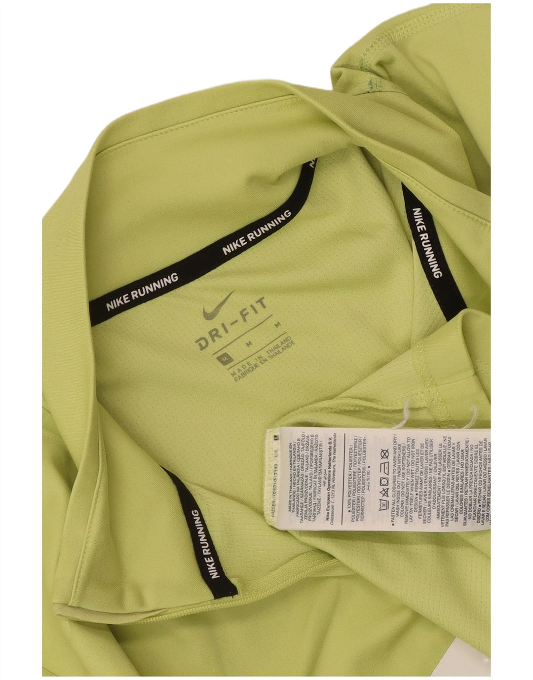 Nike Womens Dri Fit Graphic Pullover Tracksuit Top UK 14 Medium Green