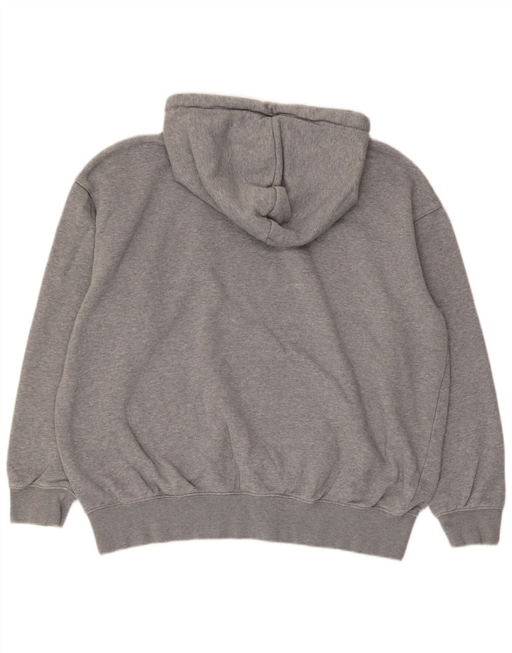 NIKE Womens Oversized Hoodie Jumper UK 10 Small Grey