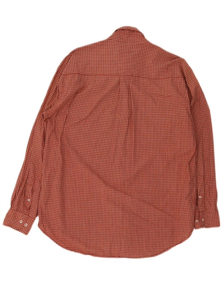 Kappa Mens Shirt Large Red Gingham Cotton