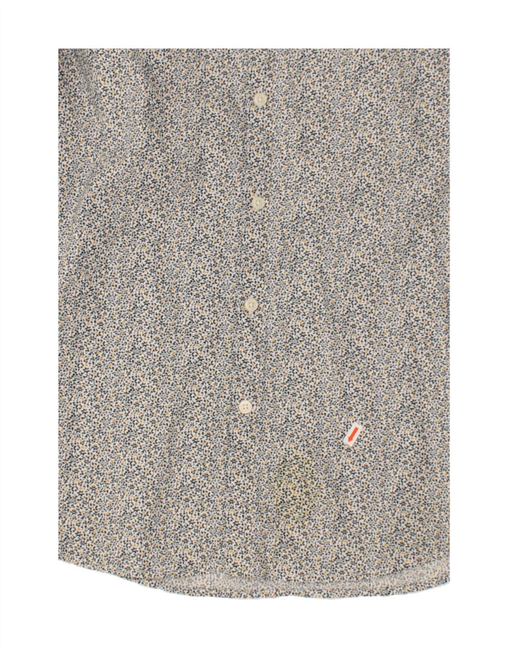 JULES Mens Abstract Pattern Extra Slim Fit Shirt Large Multicoloured Vintage Jules and Second-Hand Jules from Messina Hembry 