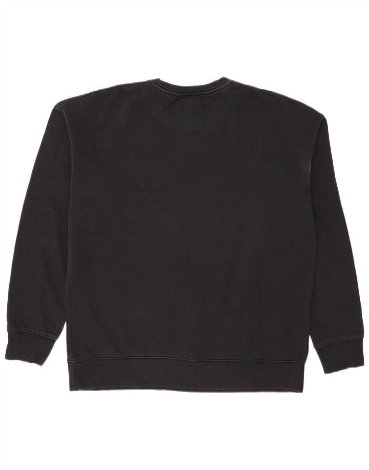 Jack & Jones Mens Sweatshirt Jumper XL Black Cotton