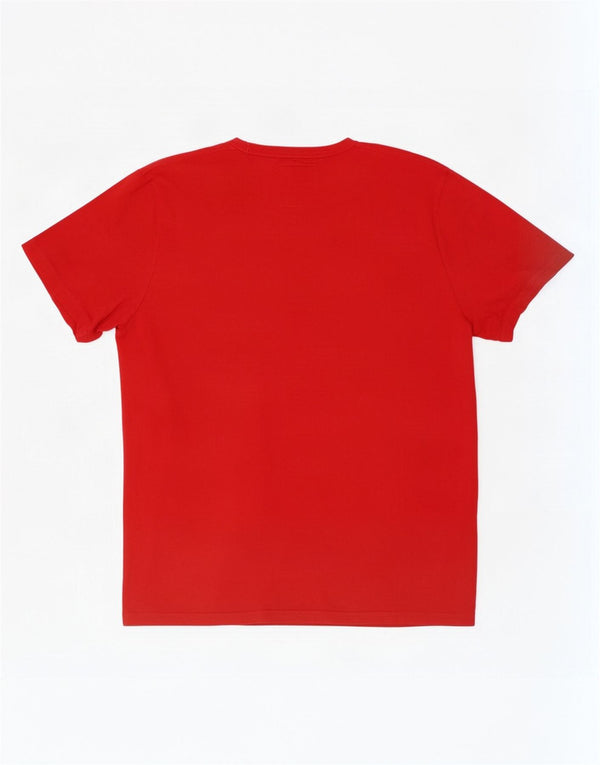 Hollister Mens Graphic T-Shirt Top XL Red Cotton