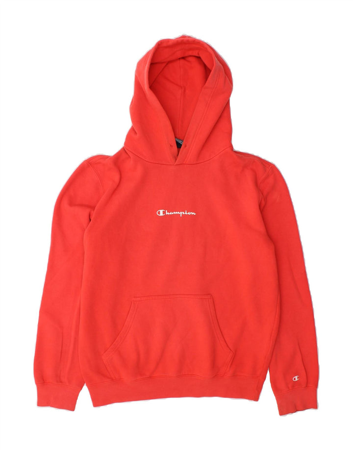 CHAMPION Mens Hoodie Jumper Medium Red Cotton Vintage Champion and Second-Hand Champion from Messina Hembry 