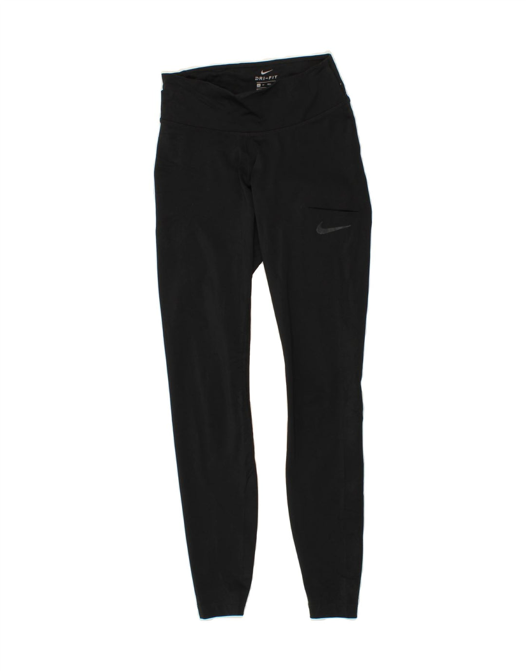 NIKE Womens Dri Fit Leggings UK 4 XS  Black Polyester Vintage Nike and Second-Hand Nike from Messina Hembry 