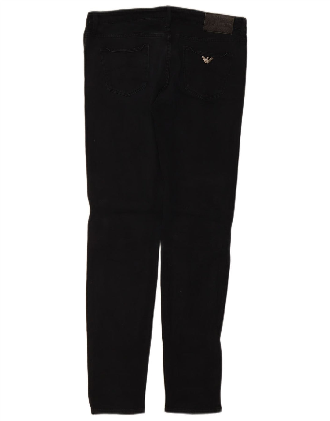 ARMANI Womens Skinny Jeans W29 L29 Black Cotton