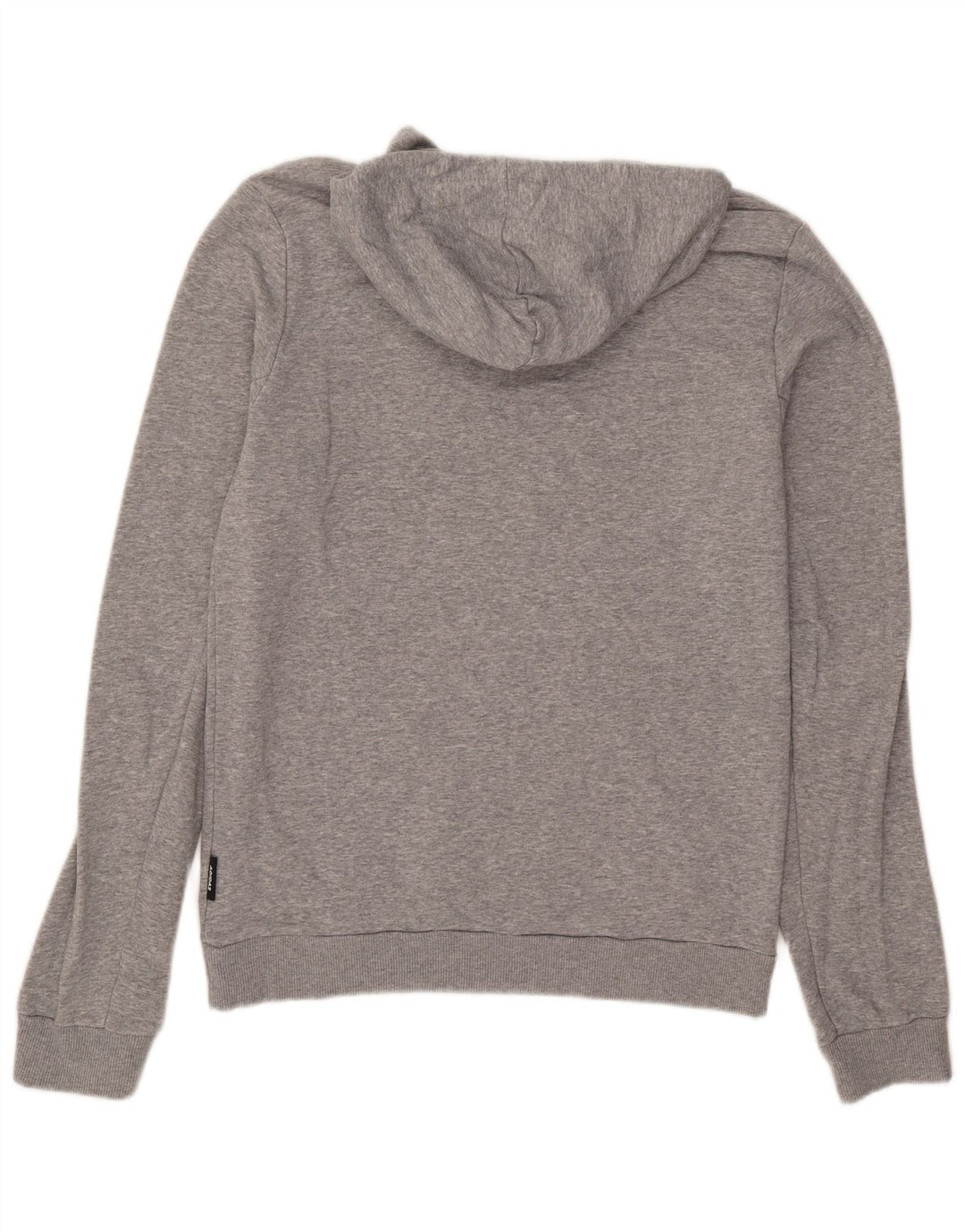 Adidas Mens Hoodie Jumper Medium Grey Cotton