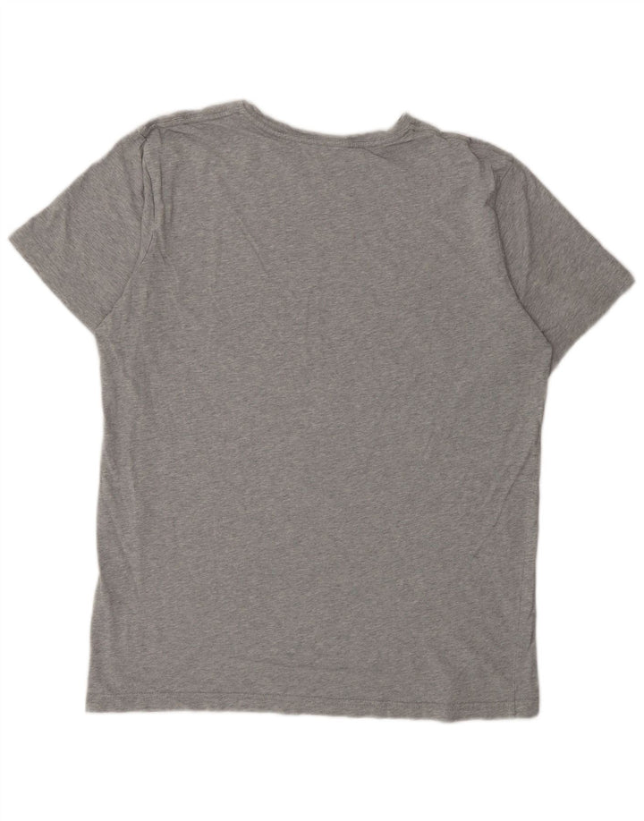Quiksilver Mens Graphic T-Shirt Top Large Grey