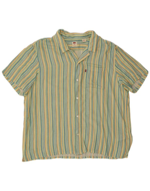 Levi's Mens Shirt 2XL Multicoloured Striped Cotton