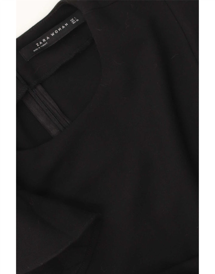 Zara Womens Sheath Dress UK 16 Large Black