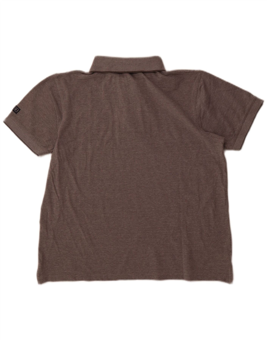 RENATO BALESTRA Mens Polo Shirt XL Grey Flecked Cotton