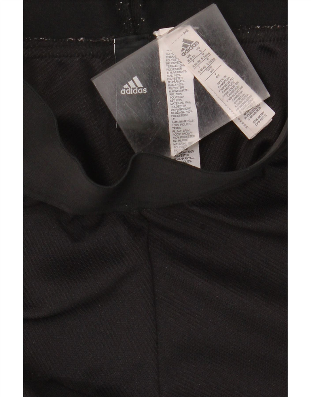 ADIDAS Womens Tracksuit Trousers UK 8/10 Small  Black Polyester