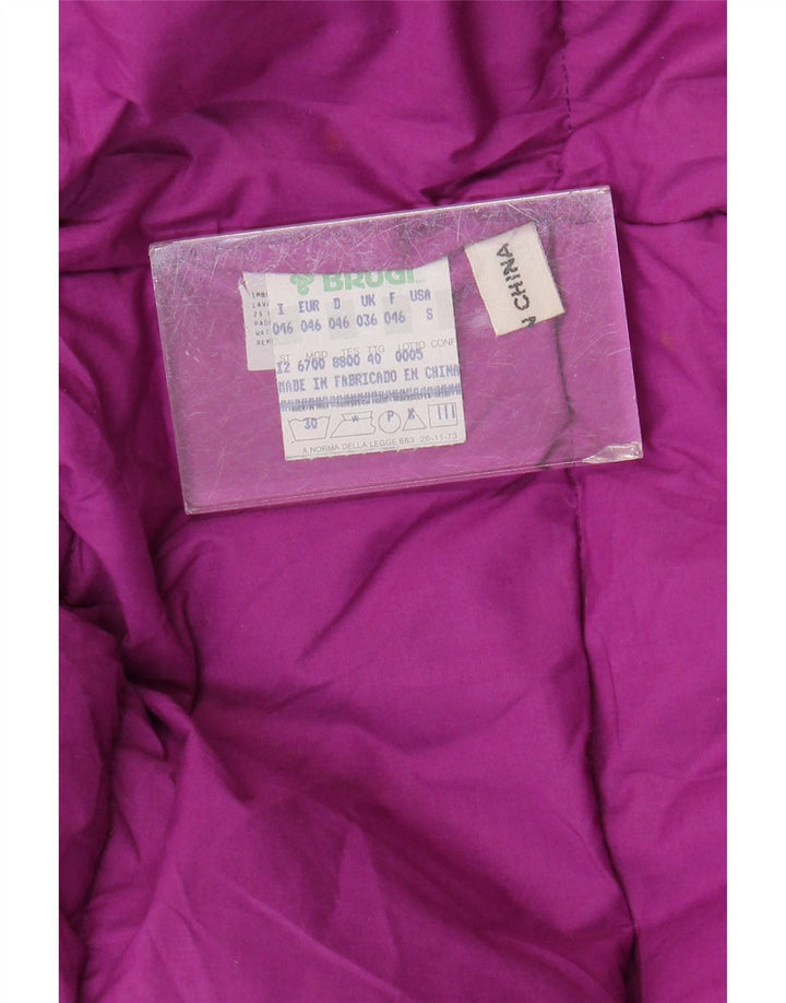 BRUGI Mens Loose Fit Padded Jacket UK 36 Small Blue Colourblock