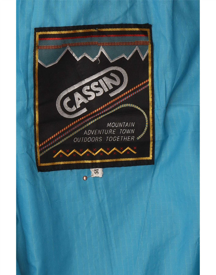 Cassin Mens Utility Jacket IT 54 2XL Navy Blue Polyester