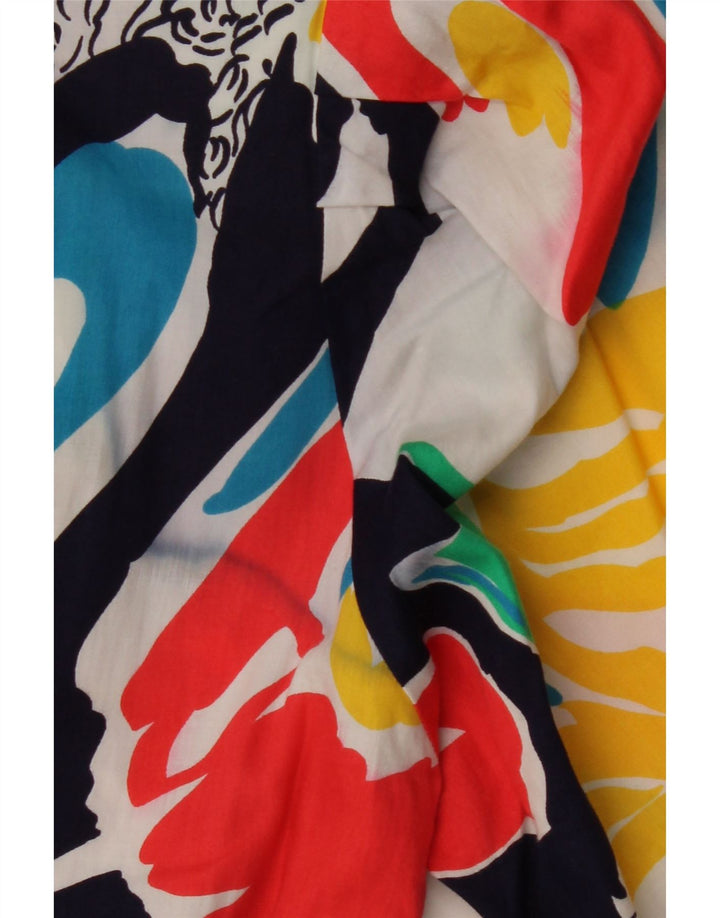 Vintage Womens Abstract Pattern Jumpsuit UK 12 Medium Multicoloured