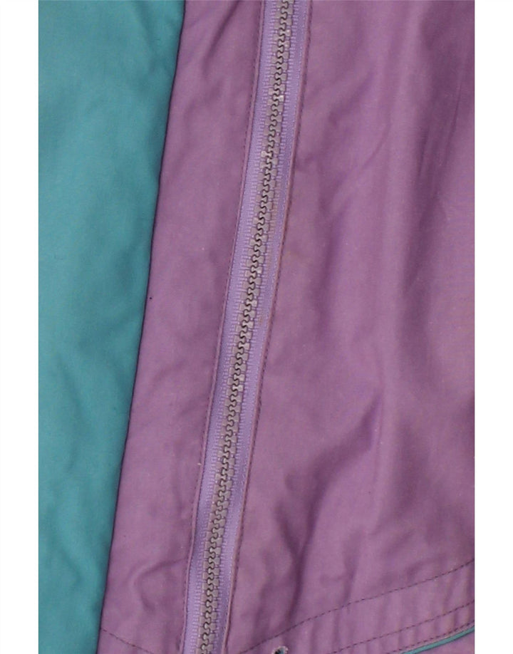 VINTAGE Womens Windbreaker Coat UK 20 2XL Purple Polyester Vintage Vintage and Second-Hand Vintage from Messina Hembry 
