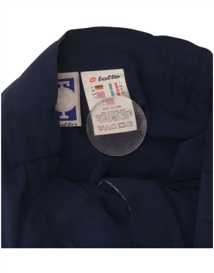 LOTTO Womens Pegged Casual Shorts UK 10 Small W26  Navy Blue Polyester