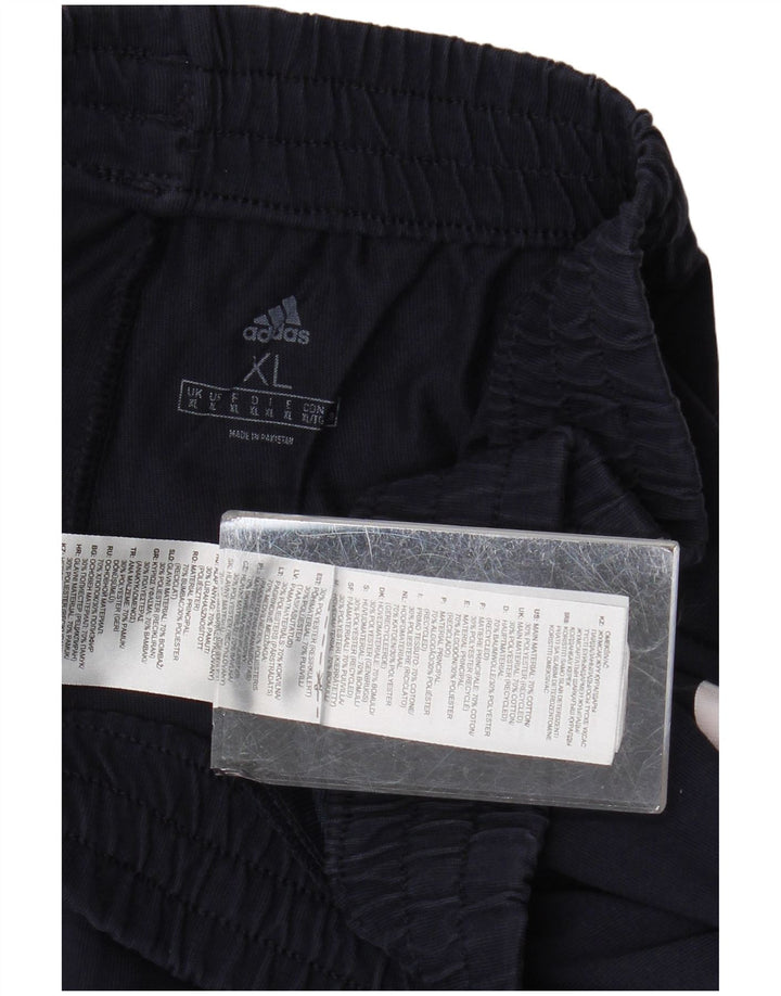 ADIDAS Mens Graphic Sport Shorts XL  Navy Blue Cotton