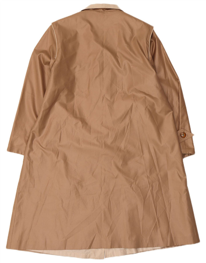 Claude Havrey Womens Overcoat UK 16 Large Brown Polyester