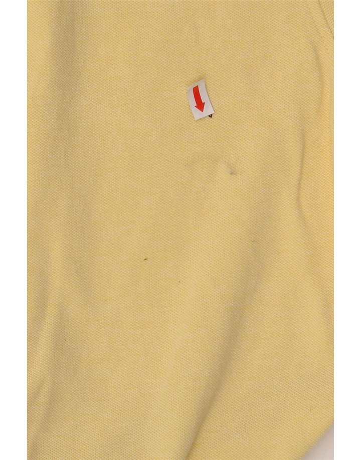 JACK & JONES Mens Polo Shirt Small Yellow Cotton Vintage Jack & Jones and Second-Hand Jack & Jones from Messina Hembry 
