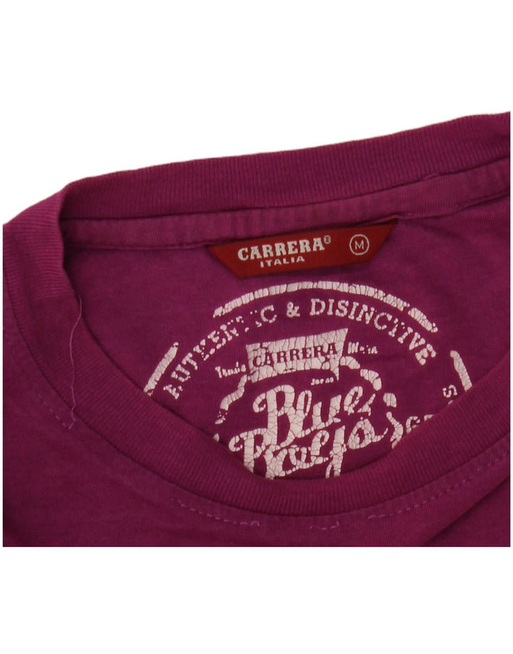 Carrera Mens Graphic Top Long Sleeve Medium Purple