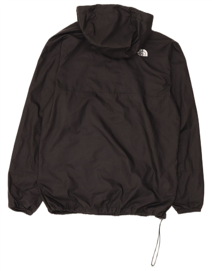 The North Face Mens Hooded Pullover Rain Jacket UK 38 Medium Black