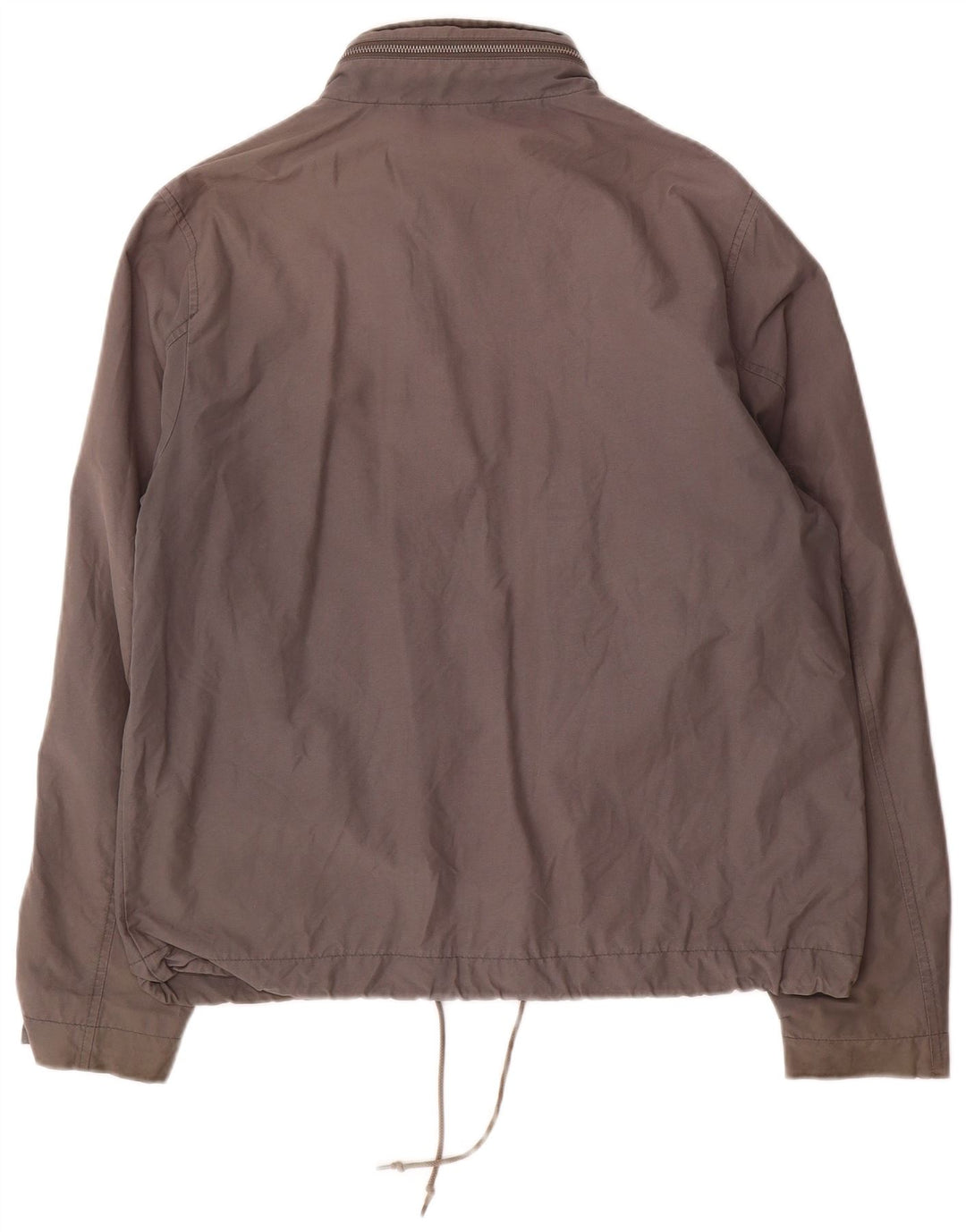 Lacoste Mens Hooded Bomber Jacket IT 52 XL Grey Cotton