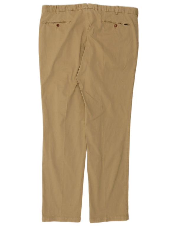 POLO RALPH LAUREN Mens Straight Chino Trousers W38 L32 Beige Cotton