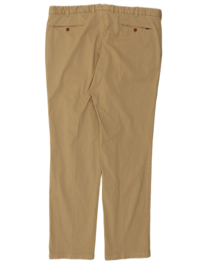 POLO RALPH LAUREN Mens Straight Chino Trousers W38 L32 Beige Cotton