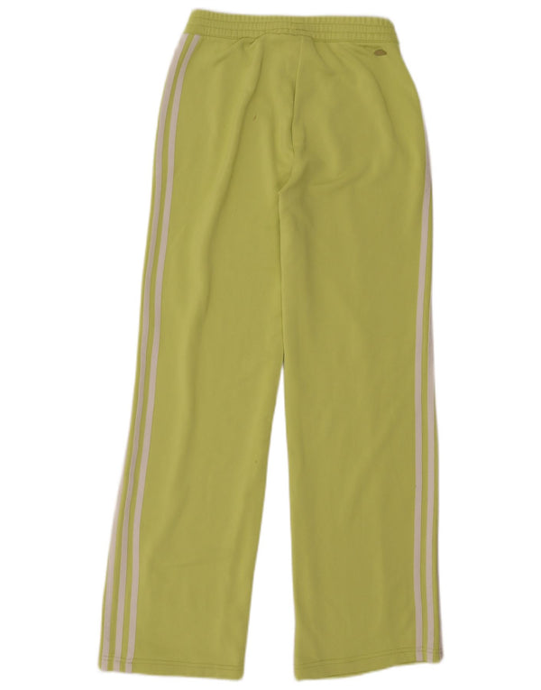 Adidas Womens Climalite Tracksuit Trousers UK 12 Medium Green Polyester