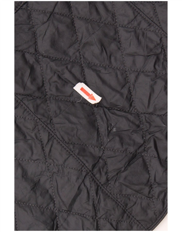 BARBOUR Womens Quilted Jacket UK 16 Large Navy Blue