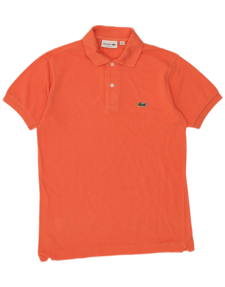 LACOSTE Mens Classic Fit Polo Shirt Size 2 XS Orange